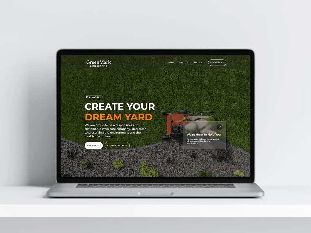 GreenMark Landscaping mockup