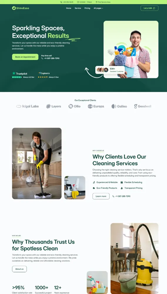 ShineEase cleaning service