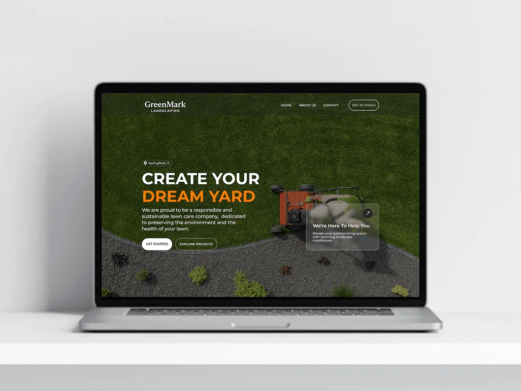 GreenMark Landscaping mockup