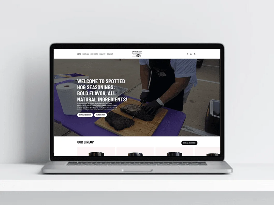 Spotted Hog Seasonings mockup